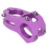 LUNJE 31.8X45MM Mountainbike Lenker Vorbau Aluminiumlegierung Hohl Kurzer Lenker Riser Lila