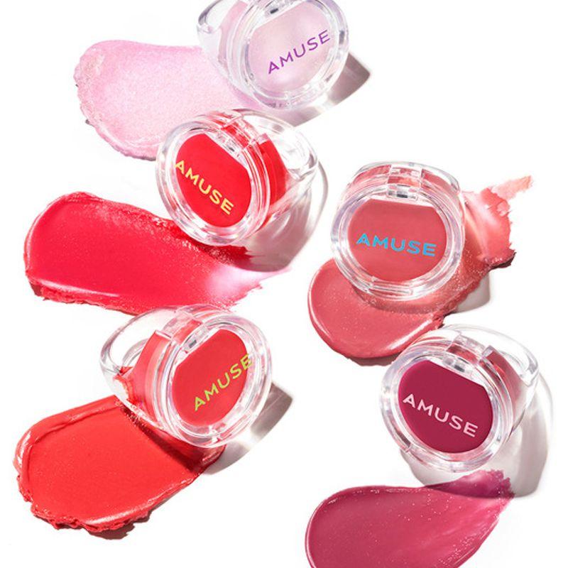 [5-piece set/NEW] Amuse Ring Lip Balm Jewelry Set