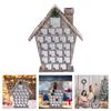 Christmas Countdown Calendar 25 Days Countdown Calendar Desk Ornament with 25 Present Box for Adult Kid Home Decoration