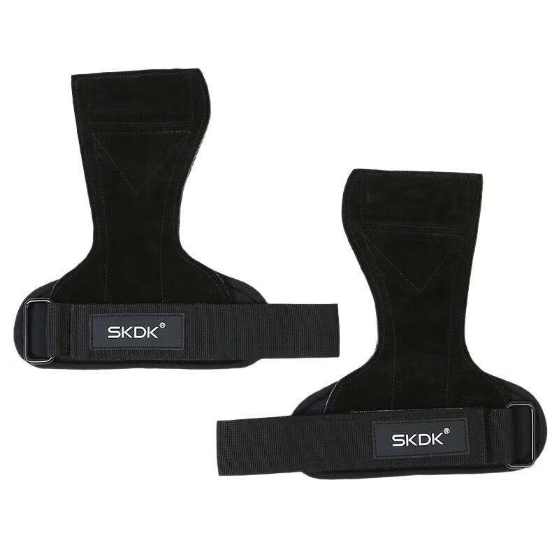 WEZHO Leather Weightlifting Straps with Palm Protector
