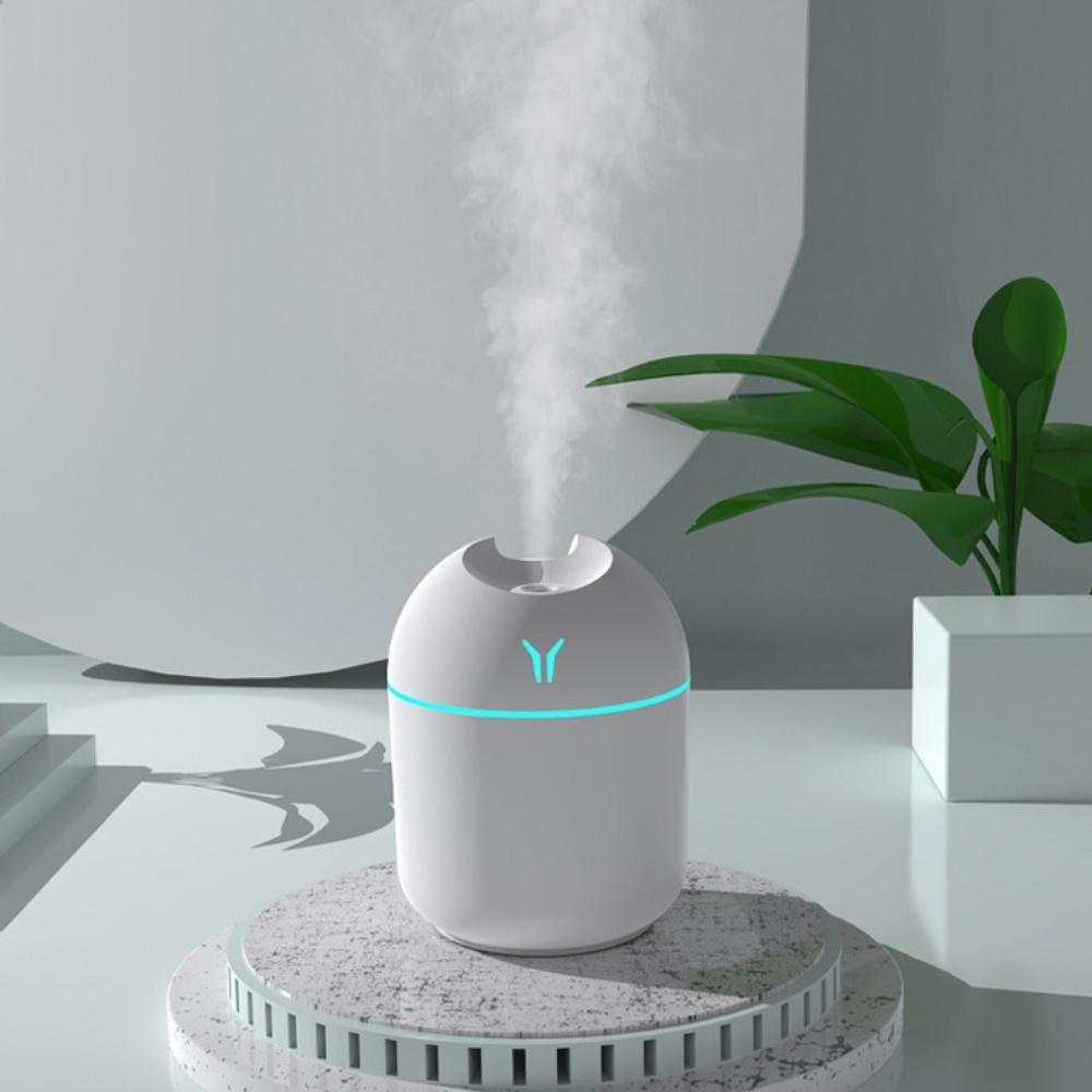 250ML USB Mini Air Humidifier Aroma Essential Oil Diffuser For Home Car Ultrasonic Mute Mist Maker Diffuser with LED Color Lamp
