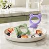 Safe Baby Fruit Chewer Silicone Feeder/Mold Food Training Teething Relief Pacifier Easy Clean Teether to Hold for Infants Travel Feeder Pacifier