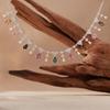S925 Silver Natural Color Treasure Jewelry Tourmaline Necklace Female Tassel Pendant Xiaohongshu Wechat Channels