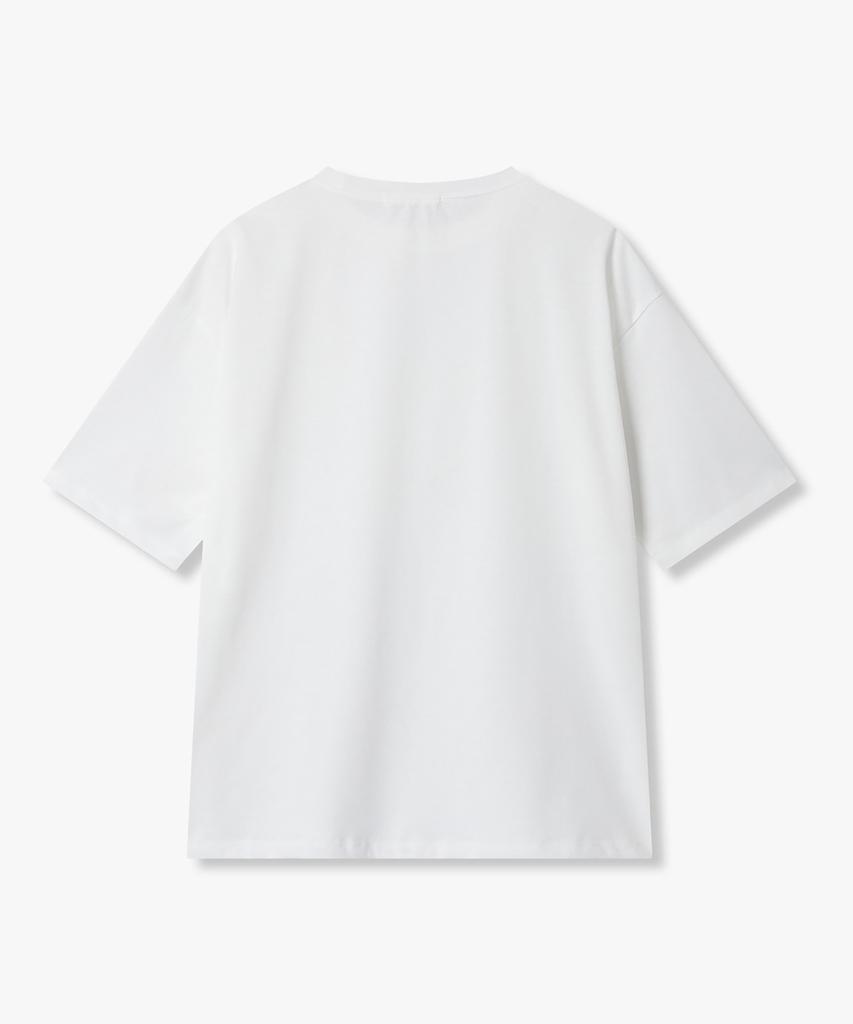 STUDIO TOMBOY [Reorder] Mini Embroidered Round Neck Short Sleeve T-Shirt_Off-White 9176222981