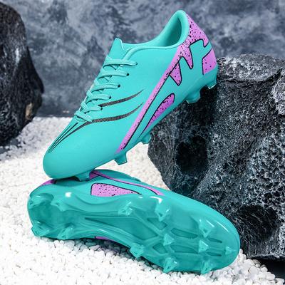 Herren Fußballschuhe Low Top Fußballschuhe Herren Lange Stollen FG Stollen Outdoor Sport Trainingsschuhe Anti-Rutsch-Stollen Schuhe Größe 35-45