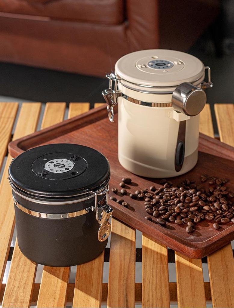 304 Edelstahl Luftdichter Kaffee- und Getreidevorratsbehälter