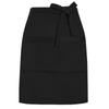Dacron Chef Apron Solid Color Household Cleaning Apron Simple Waiter's Half-length Apron