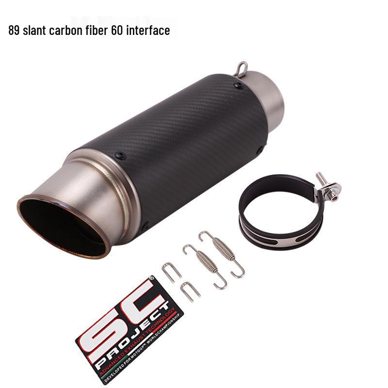 Universal SC Street Motorcycle Exhaust Tailpipe for Yamaha, Kawasaki, Honda