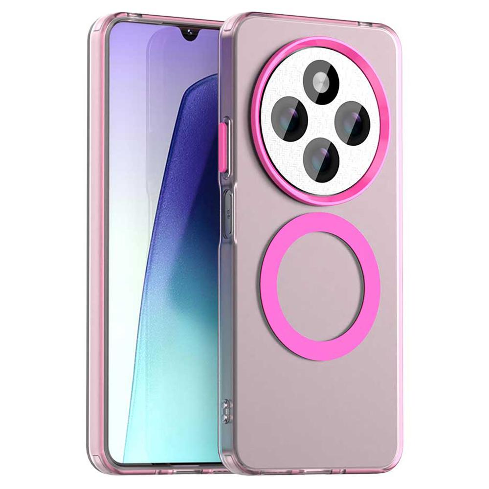 For Xiaomi Poco C75 4G/Redmi 14R 5G/14C 4G Case Compatible with MagSafe PC+TPU+PET Anti-Drop Phone Cover