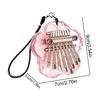 8-Key Finger Thumb Piano Mini Kalimba Portable Finger Piano For Adults And Children Kalimba Musical Instrument Gift Mini Pendant