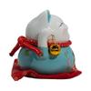 Ceramic Money Cat Bank – Blue On Cushion