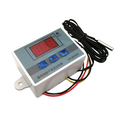 1~10 db 12 V 24 V 220 VAC digitális LED hőmérséklet-szabályozó XH-W3001 inkubátor hűtési fűtés kapcsoló termosztát NTC érzékelőhöz
