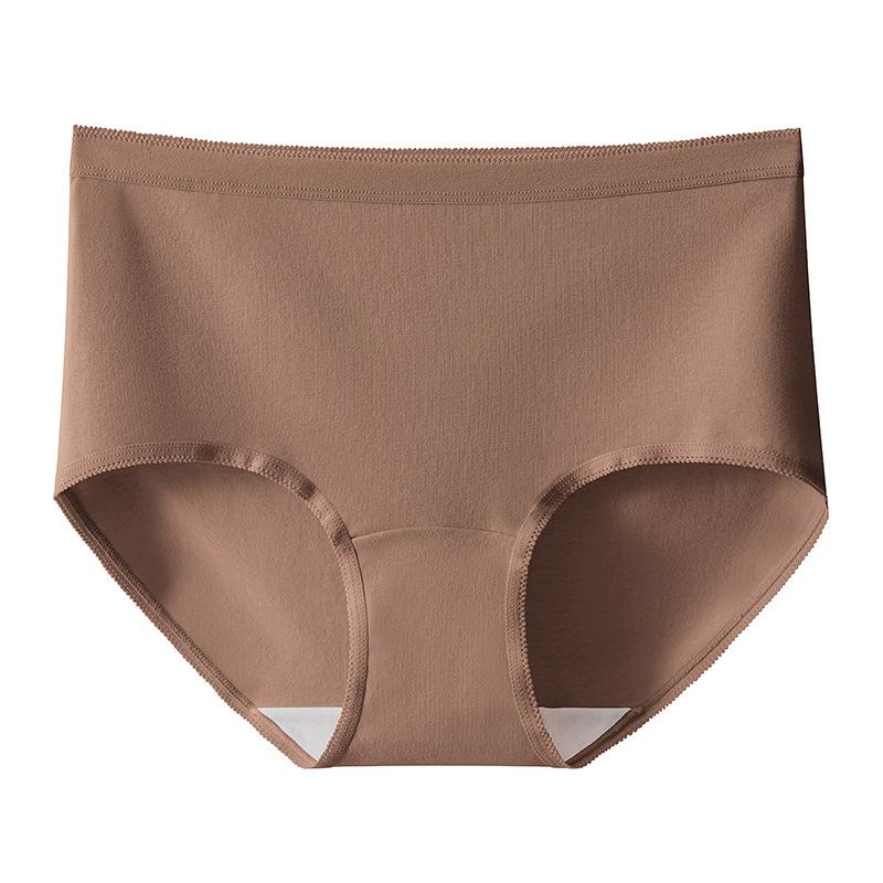 Damen Frühling und Sommer Neue Atmungsaktive Baumwoll-High-Waist-Slips in Übergröße