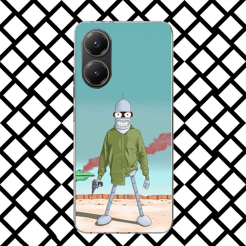 

Cartoon F-Futuramas Phone Case for Xiaomi Poco F7 Ultra X7 X6 X5 Pro X4 Gt M8 M7 Redmi 15 15C 13 13C 12 12C Soft Cover Fundas Po Redmi 13