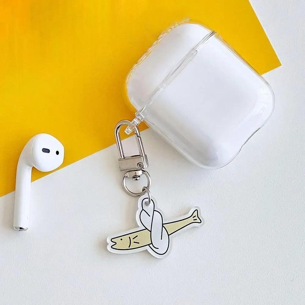 New Acrylic Bag Keychain Pendant Cartoon Hanging Fish Keyring Fish Key Chain Backpacks Purses