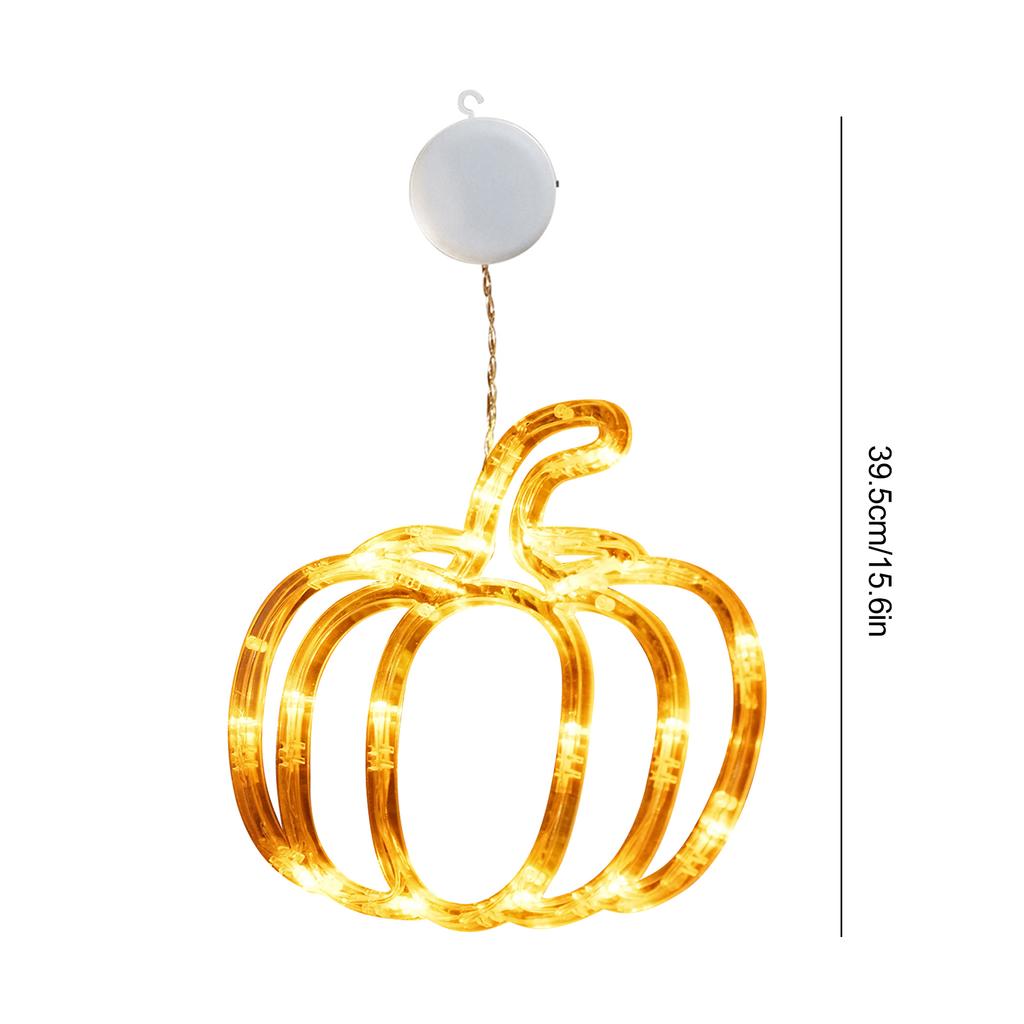 Fall Decor Window Lights with Suction Cup Halloween Window Lights Battery Operated Halloween LED Lights Halloween Decorations