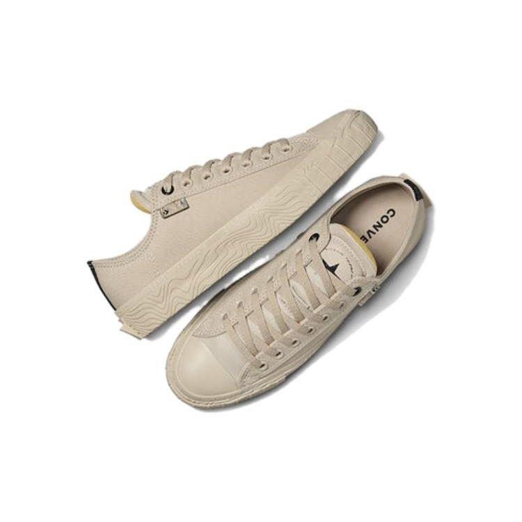Converse Zapatillas Chuck Taylor All Star Versátiles Cómodas Duraderas Transpirables Amortiguadoras de Impactos de Caña Baja Lona Zapatillas Unisex Beige A06774C