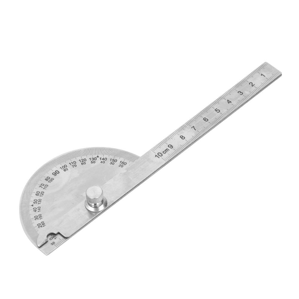 Stainless Steel Material Angle Protractor  for Woodworking, Engineering, and School