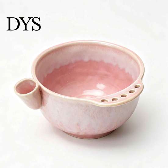 Escurridor Rápido para Frutas y Verduras Cerámica con Diseño de Remolino de Bayas, Colador de Frutas Auto Giratorio con Recipiente Filtrante Integrado y Agujeros de Drenaje, Preparación de Cocina
