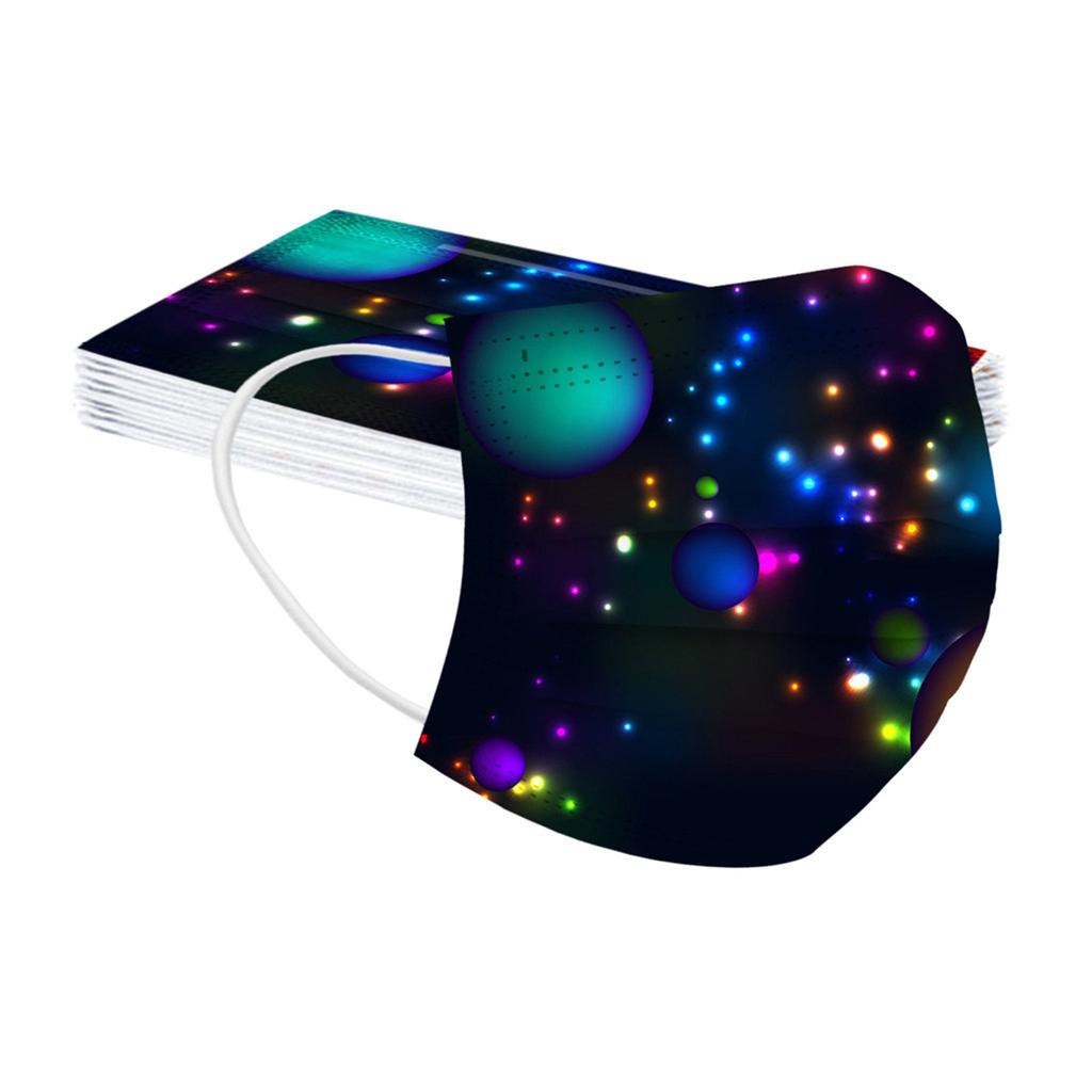 Barnebarnsmaske Engangsansiktsmaske Industriell 3-lags øreløkke 50PC-maske