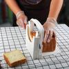 Bread Slicer Adjustable Toast Loaf Slicing Machine Foldable Plastic Bread Cutting Guide Tools For Homemade Bread Kitchen Baking