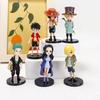 6 stuks/set Anime One Piece Actiefiguur PVC Luffy Nieuw Actie Verzamelfiguur Model Decoraties Pop Kinderen Speelgoed Voor Kerstcadeau