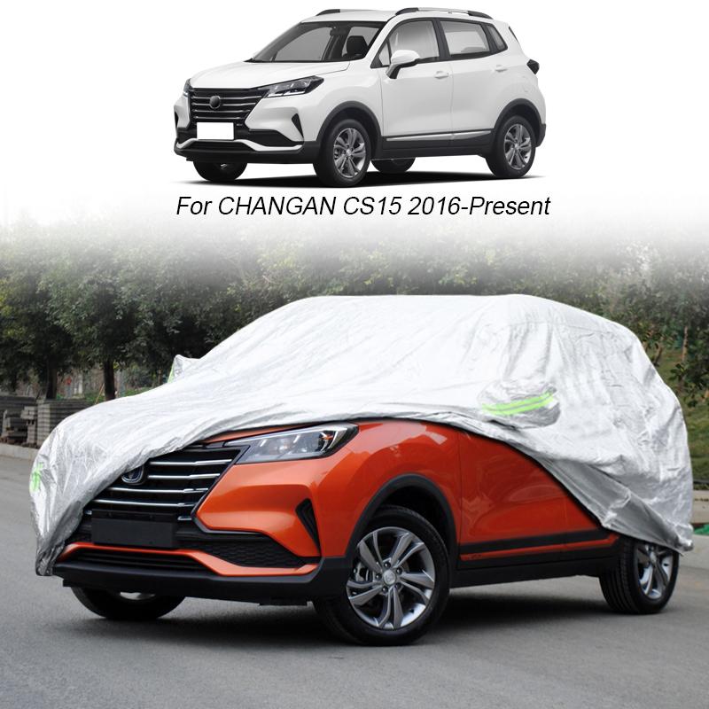 Full Car Cover Rain Frost Snow Dust Waterproof Protect For CHANGAN CS15 CS35 PLUS CS75 PLUS CS55 PLUS CS85 CS95 Anti UV Accessory