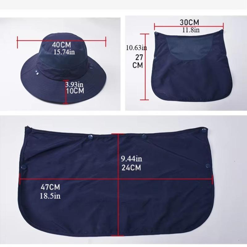 Sun Protection and UV Protection Outdoor Wide-brimmed Hat, Quick-drying, Hiking, Fishing, Fisherman's Hat