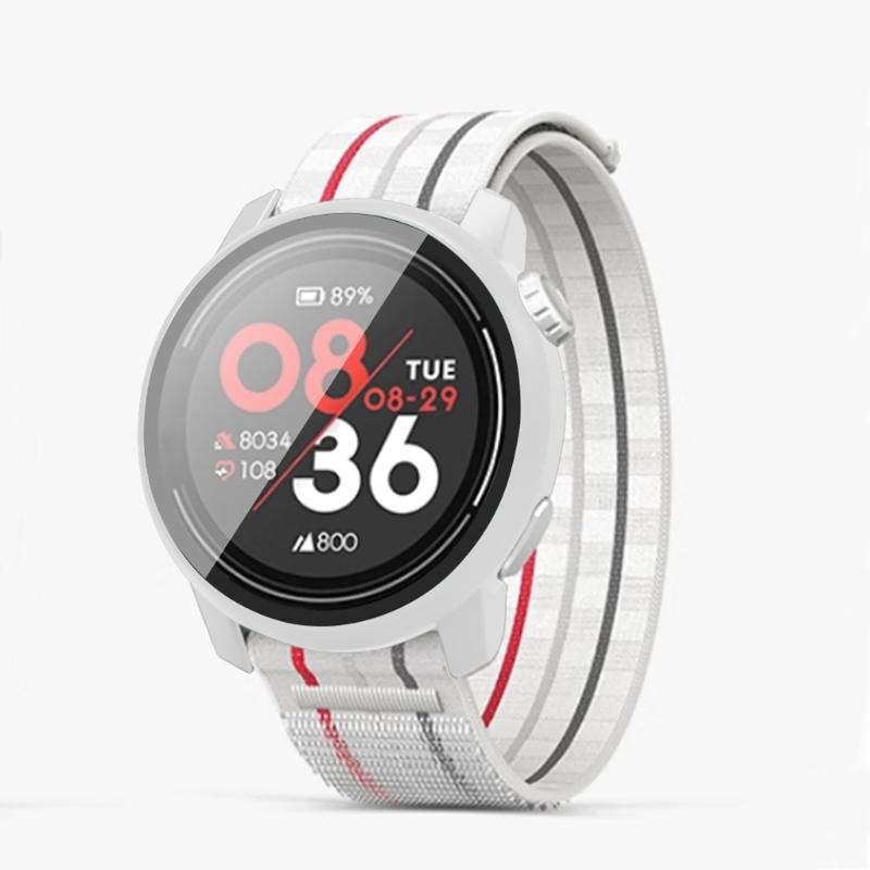 Tempered Glass Film+Case Screen Protector Full Coverage Cover Hard PC Anti-scratch Shells Watch Housing For Coros Pace 3