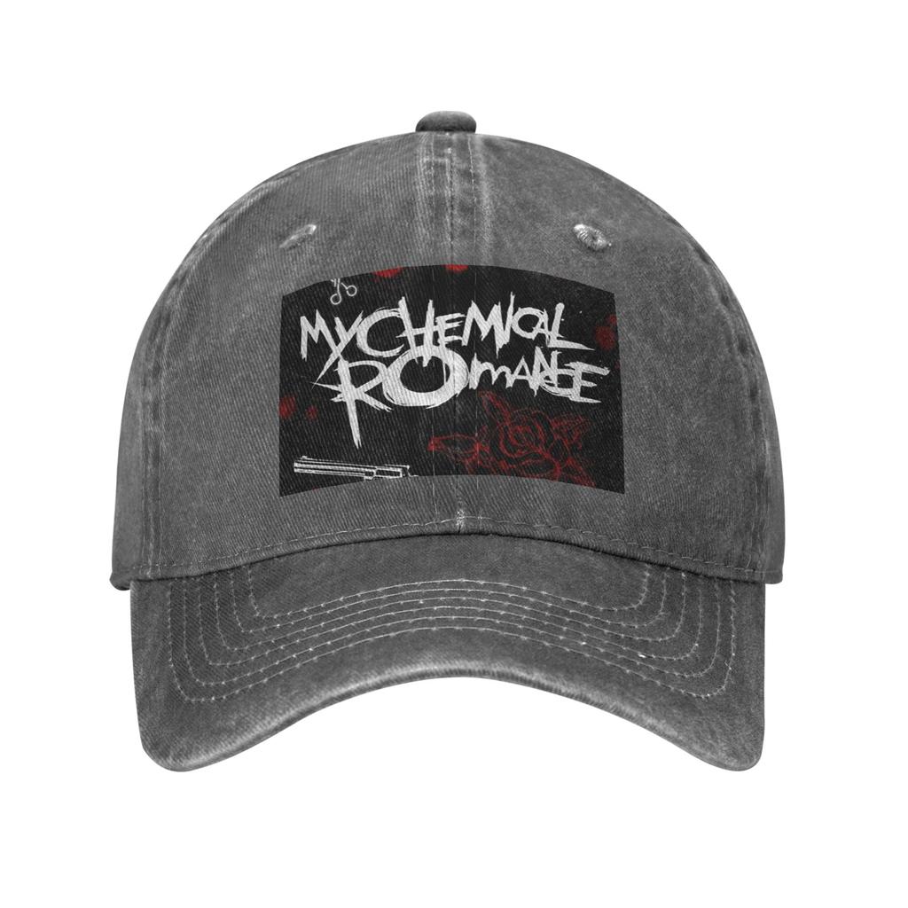 Mcr Band Punk Rock My Chemical RoUnisexce Denim Cap Casual Baseball Caps Adjustable Hat Summer Unisex Baseball Hats