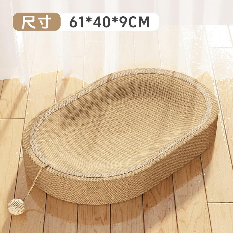 Sisal Katzenkratzbrett Katzennest ist integriert, Verschleißfest Universell in allen Jahreszeiten, Übergroß und kratzfest Haustierprodukte