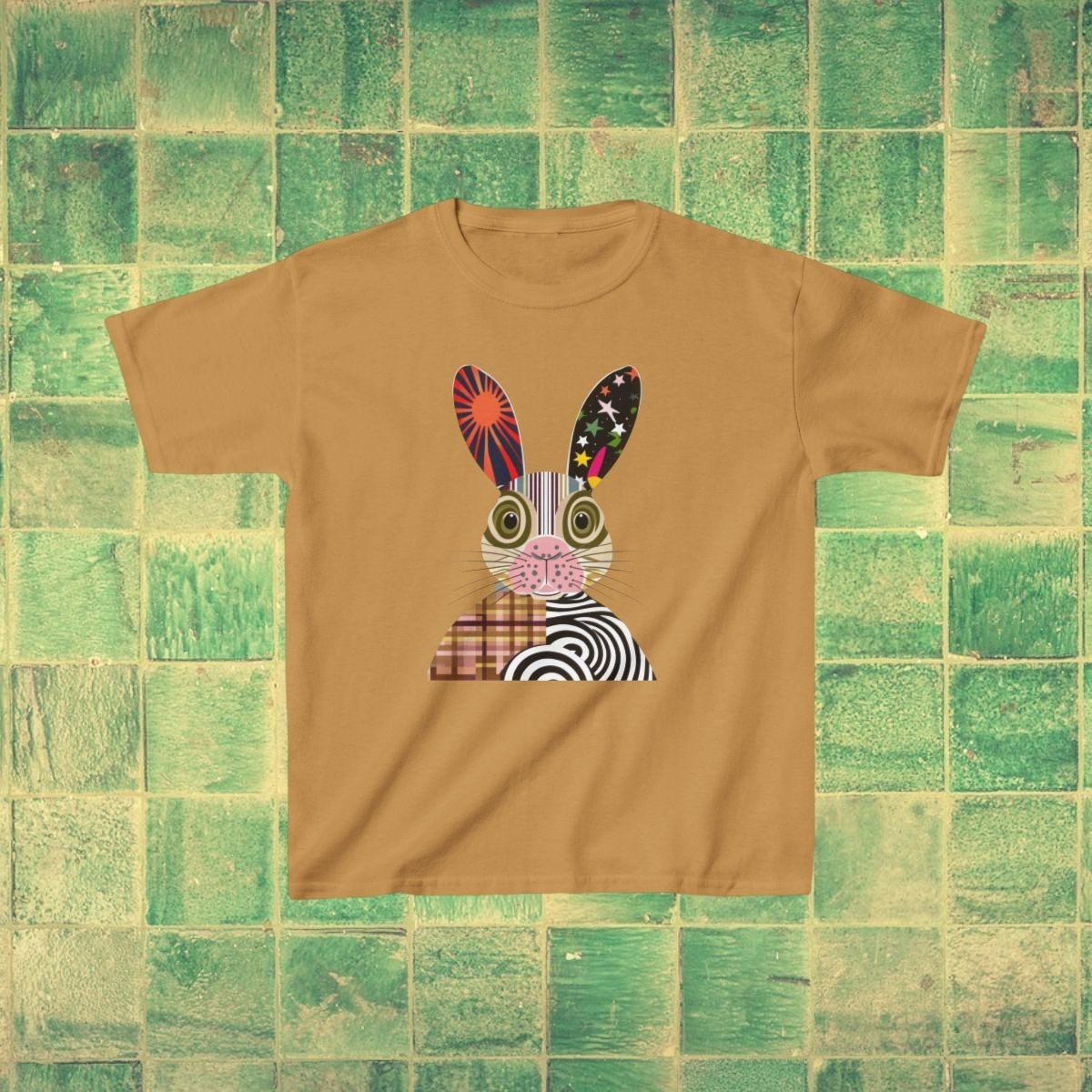 Whimsical Rabbit T-Shirt for Kids | Cute Bunny Easter Graphic Tee 3XL