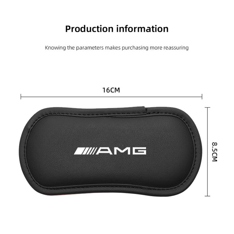Car Leather Knee Mat Armrest Soft Pad Thigh Support Cushion For Mercedes Benz AMG W203 W205 W206 W211 W220 W212 W201 W210 W221