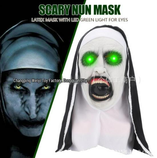 Halloween Nun Mask - Ghostly Headgear from The Conjuring 2