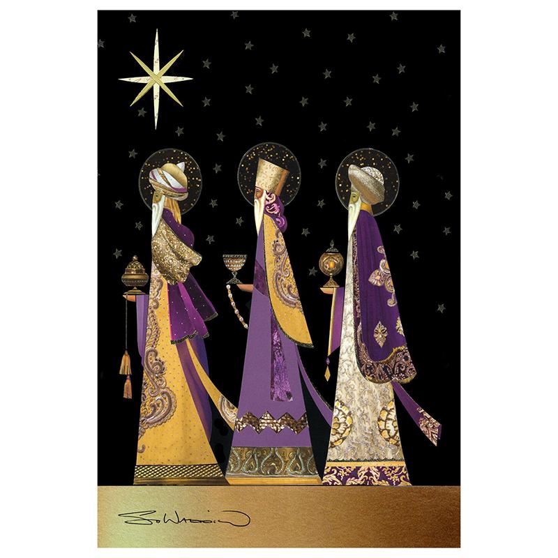 Yeni Üç Kral Altın Yıldız Bilge Adamlar Noel Evi Bahçe Bayrağı Bahçe Afişi