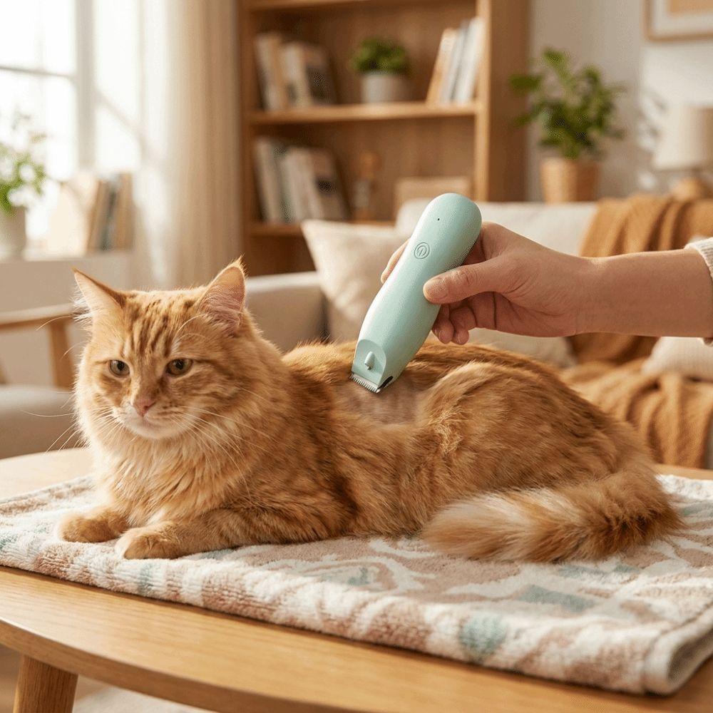 Low Noise Electrical Dog Hair Trimmer USB Charging Pet Hair Clipper Cat Shaver for Cats and Dogs