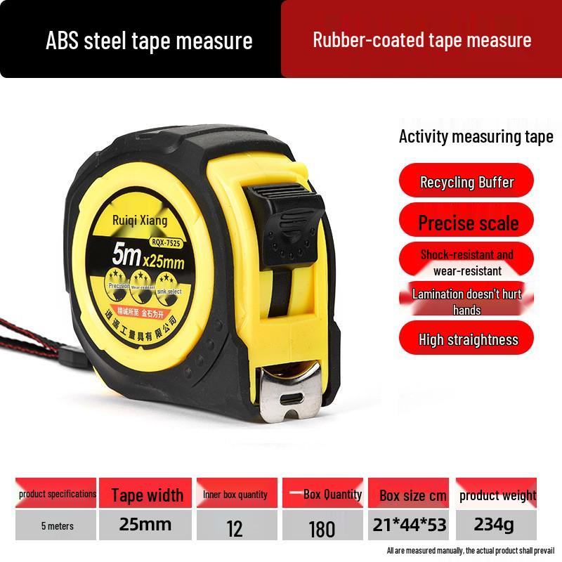 Stainless Steel Tape Measure - 3m, 5m, 7.5m, 10m, Waterproof, Hardened Ruler for Home Use