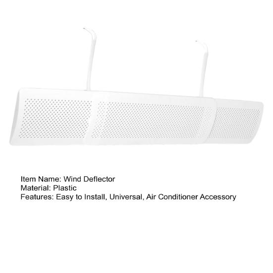 Retractable Air Conditioner Wind Deflector Adjustable Anti-Direct Blowing AC Windshield Baffle Universal Hanging Air Conditioning Wind Diverter