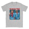 Lady Gaga And Bruno Mars TShirts for Unisex Round Collar Pure Cotton T Shirt Mayhem Die with a Smile Short Sleeve Tee Shirt