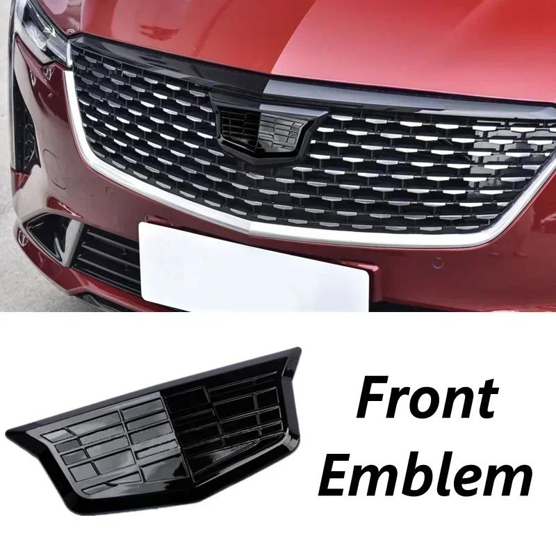 1PC Car Front Rear Logo Emblem for Cadillac CT4 CT5 CT6 XT5 XT6 Auto Grille Trunk Badge Cover Sticker Replacement Accessories