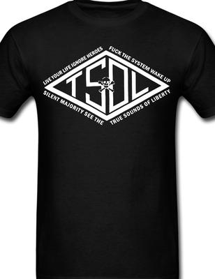 TSOL Wahre Klänge der Freiheit Punkrock-Musikband T-Shirt