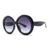 HBK Unisex Big Round Sunglasses  Retro Oversized Shade for Women Men  Designer Good Quality Green Black UV400 Oculos