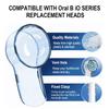 DeBizz Toothbrush Covers for iO Replacement Electric Toothbrush Cover Caps for iO Ultimate Gentle Ultimate Travel Home Use 6-Pack Oral-B Heads, Oral-B