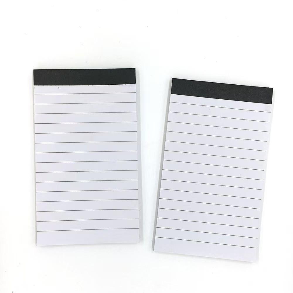 5 psc 30 Sheets A7 Note Pads Blank Wired Notebooks Stationery Writing Slabs Student