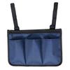 Portable Wheelchair Armrest Storage Bag Multi-pocket Seat Armrest Side Storage Pocket  Home Storage