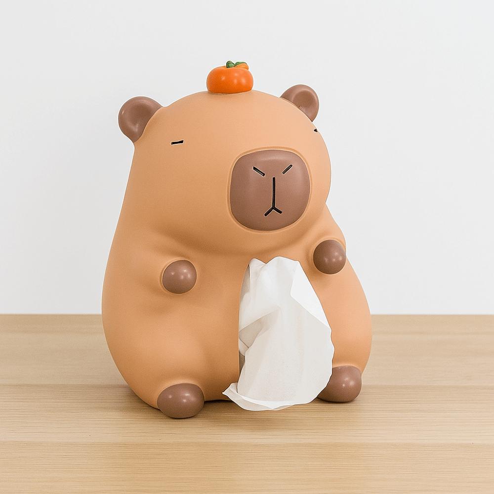 Decorative Tissue Box Ornament Figure Model Capybara Napkin Holder  Birthday Gift
