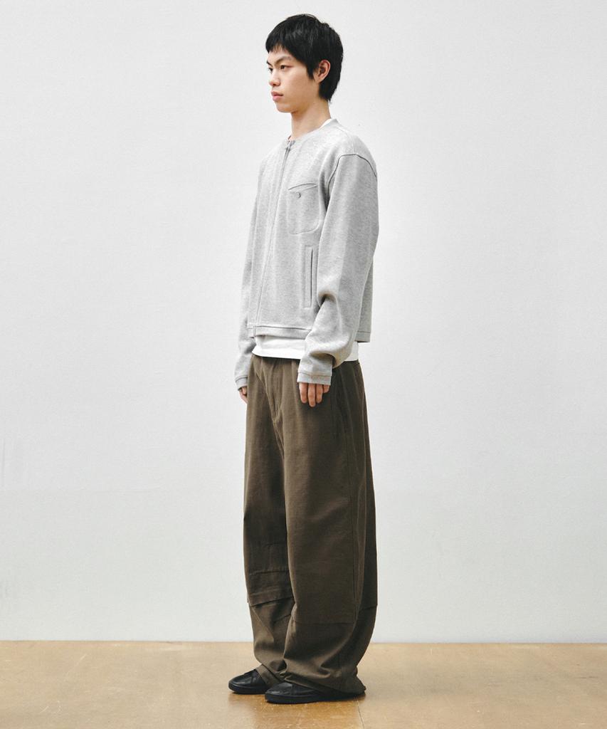 Intempomood Stroll Zip-Up Cardigan_Gray