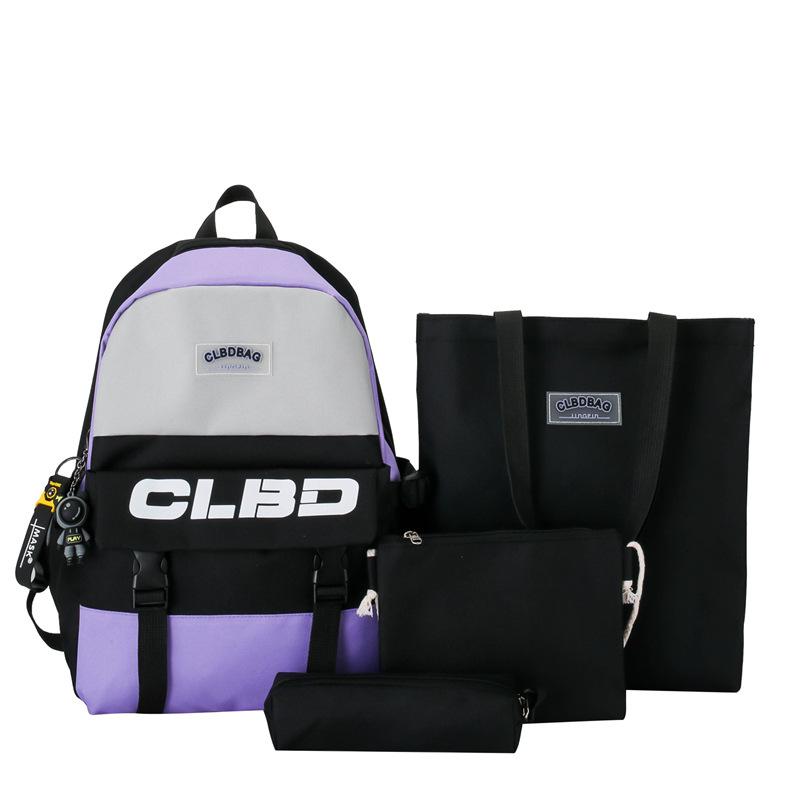 School bag fashion junior high school campus backpack high value student backpack school bag female