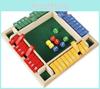 Safe And Durable Family Toy 4-sided Shut The Box Board Game