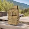 Outdoor Water-Repellent Wear-Resistant Tactical Crossbody Backpack for Travel, Cycling, Hiking, and Sports
